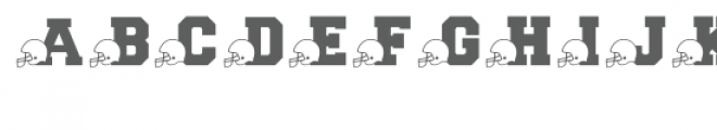 qfd football monogram font Font LOWERCASE