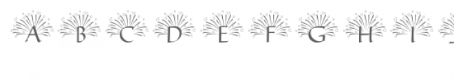 qfd heart fireworks monogram font Font UPPERCASE