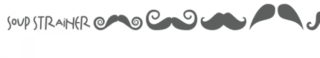 qfd moustache mania dingbat font Font LOWERCASE