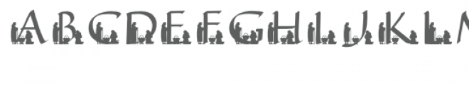 qfd nativity monogram font Font UPPERCASE