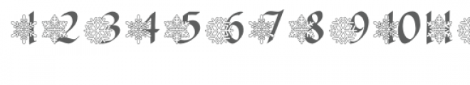 qfd snowflake advent font Font UPPERCASE