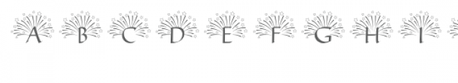 qfd star fireworks monogram font Font LOWERCASE