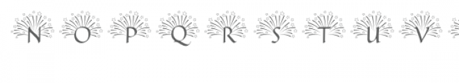 qfd star fireworks monogram font Font LOWERCASE