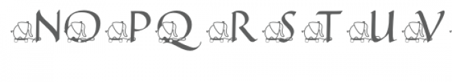 qfd twinkle monogram font Font UPPERCASE