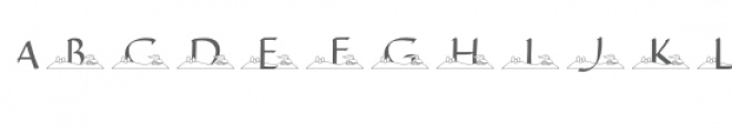 qfd winter cabin monogram font Font LOWERCASE