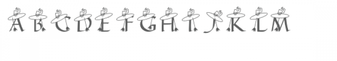 qfd witch monogram font Font LOWERCASE