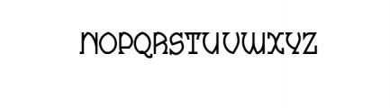 Qhorale Regular & BOLD Modern Latin Font UPPERCASE
