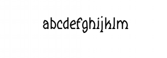 Qhorale Regular & BOLD Modern Latin Font LOWERCASE