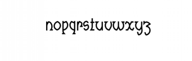 Qhorale Regular & BOLD Modern Latin Font LOWERCASE