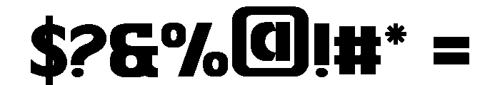 Qickbar Bold Font OTHER CHARS