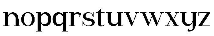 Qigan Regular Font LOWERCASE