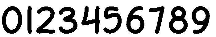 Qiqi Handwrite Font OTHER CHARS