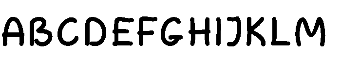 Qiqi Handwrite Font UPPERCASE