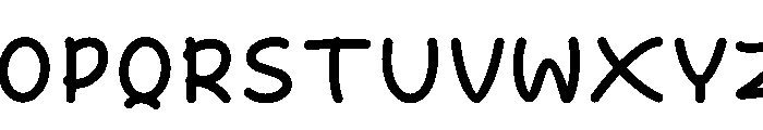 Qiqi Handwrite Font UPPERCASE