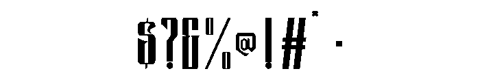 QiroptRegular Font OTHER CHARS