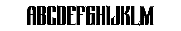 Qirvok Font UPPERCASE