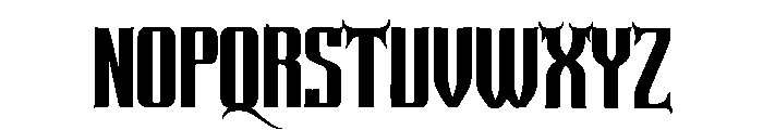 Qirvok Font UPPERCASE