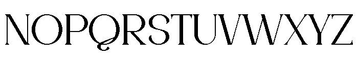 Qitelist Font UPPERCASE