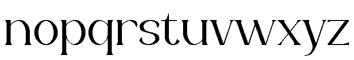 Qitelist Font LOWERCASE