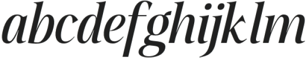 Qia Display Medium Italic otf (500) Font LOWERCASE