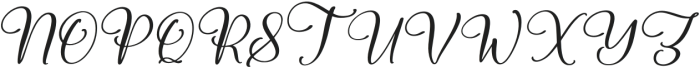 Qianetta Italic otf (400) Font UPPERCASE