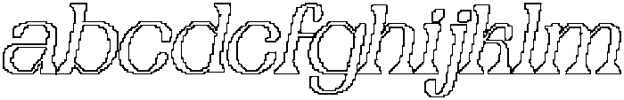 Qianzy Pixel Outline otf (400) FONT