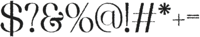 QianzyRough-Regular otf (400) Font OTHER CHARS