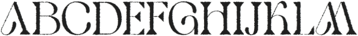 QianzyRough-Regular otf (400) Font UPPERCASE