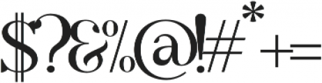 Qiba Serif  otf (400) Font OTHER CHARS