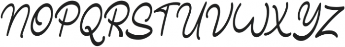 Qicka-Regular otf (400) Font UPPERCASE