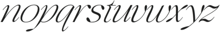 Qidango Italic otf (400) Font LOWERCASE