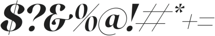 Qielftan Italic otf (400) Font OTHER CHARS