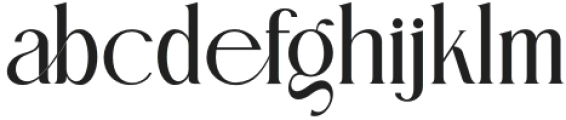 Qifgen Regular otf (400) Font LOWERCASE