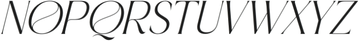 Qignals Italic otf (400) Font UPPERCASE