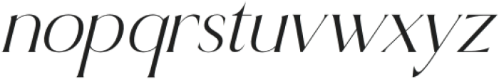 Qignals Italic otf (400) Font LOWERCASE