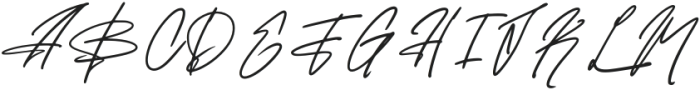 Qikabey Signature Regular otf (400) Font UPPERCASE