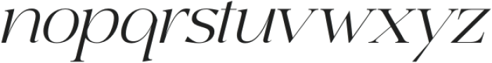 Qikelan Italic otf (400) Font LOWERCASE