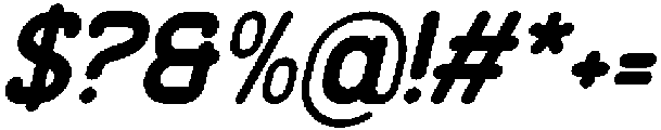 Qilargo Italic otf (400) Font OTHER CHARS