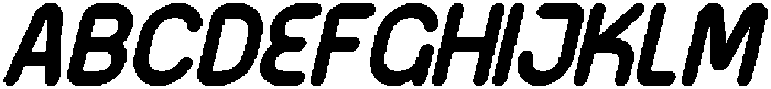 Qilargo Italic otf (400) Font UPPERCASE