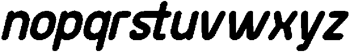 Qilargo Italic otf (400) Font LOWERCASE