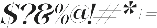 Qilgabe Italic otf (400) Font OTHER CHARS