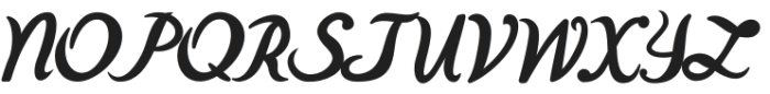 Qilloan Regular otf (400) Font UPPERCASE