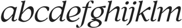 Qimano Italic otf (400) Font LOWERCASE