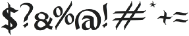 Qimorla Regular otf (400) Font OTHER CHARS