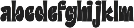 QinderWorld Solid otf (400) Font LOWERCASE