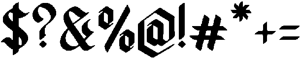 Qindret otf (400) Font OTHER CHARS