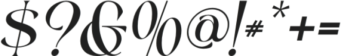 Qinferly Italic otf (400) Font OTHER CHARS