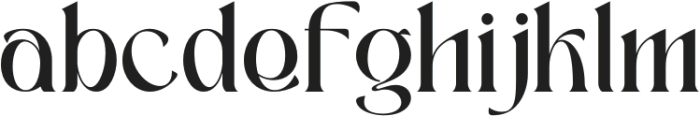 Qinferly otf (400) Font LOWERCASE