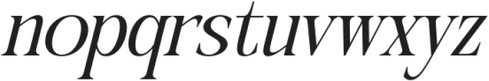 Qinfolk Italic Italic otf (400) Font LOWERCASE