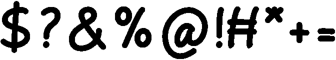 Qiqi Handwrite otf (400) Font OTHER CHARS